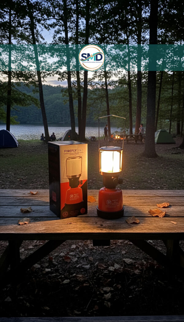 LAMPE À GAZ DE CAMPING À ALLUMAGE PIEZO 190g